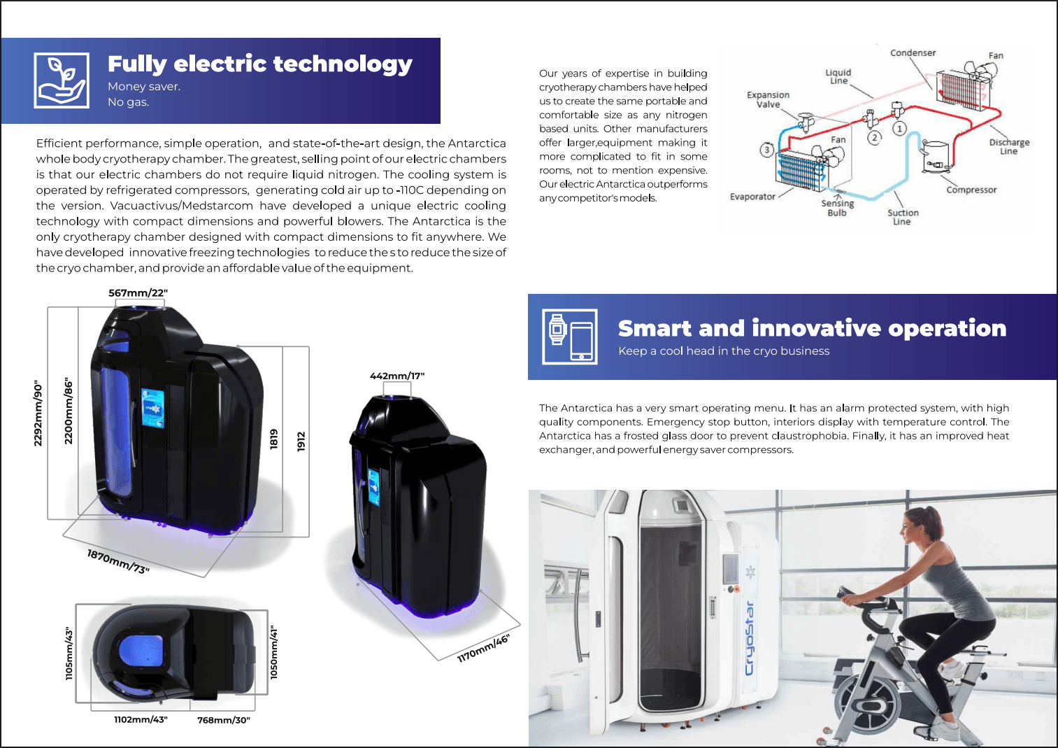 CryoStar Antarctica Electric Cryotherapy Chamber CryoStar