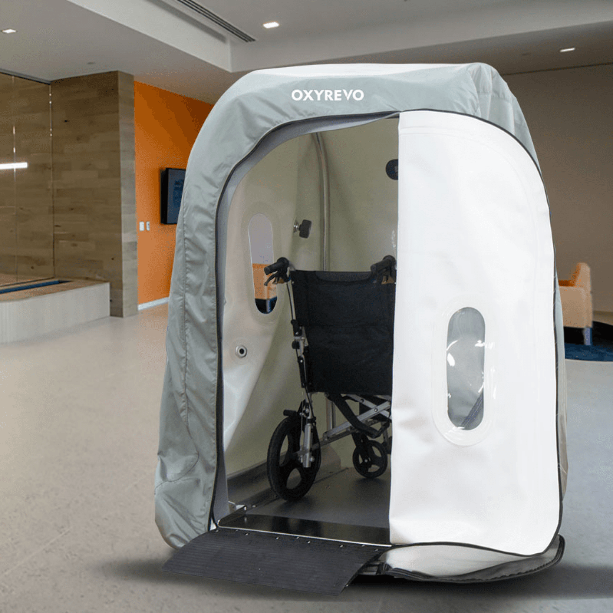 OxyRevo Heal40 1.4 ATA Wheelchair Hyperbaric Chamber OxyRevo