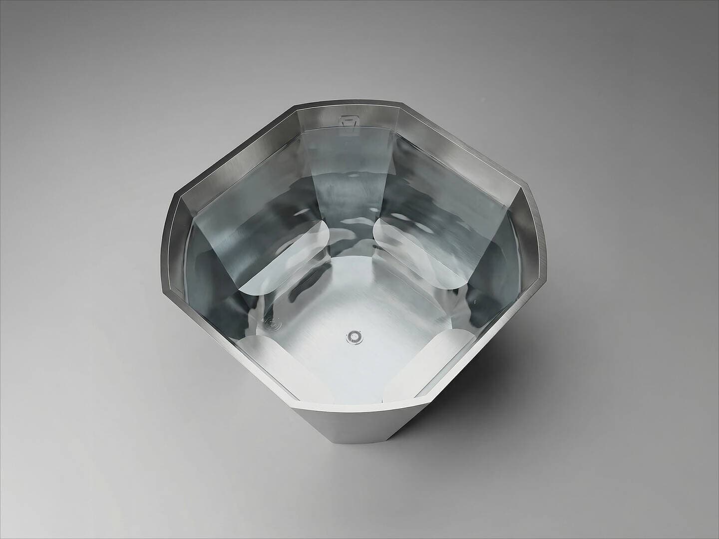 Colderatti Bowl lifted stainless steel basin