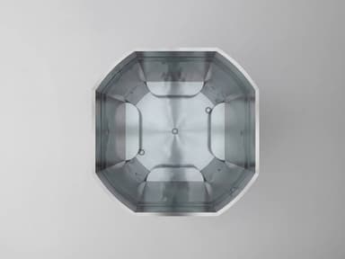 Top view of Colderatti Bowl with integrated surround seating