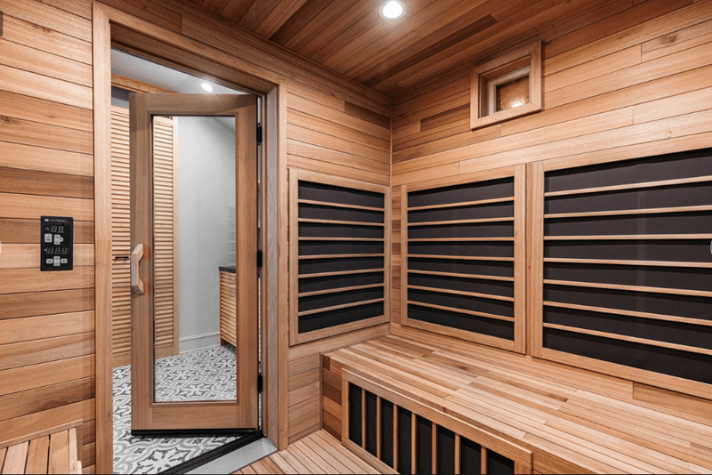 Custom sauna interior