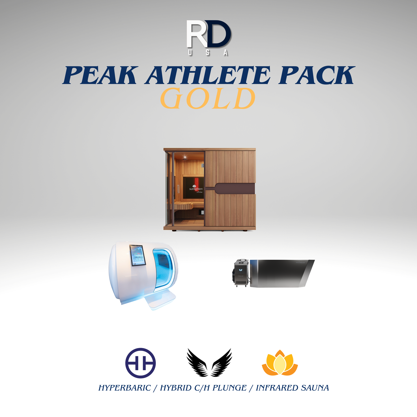 Peak Athlete Pack (Gold) Recovery Direct USA