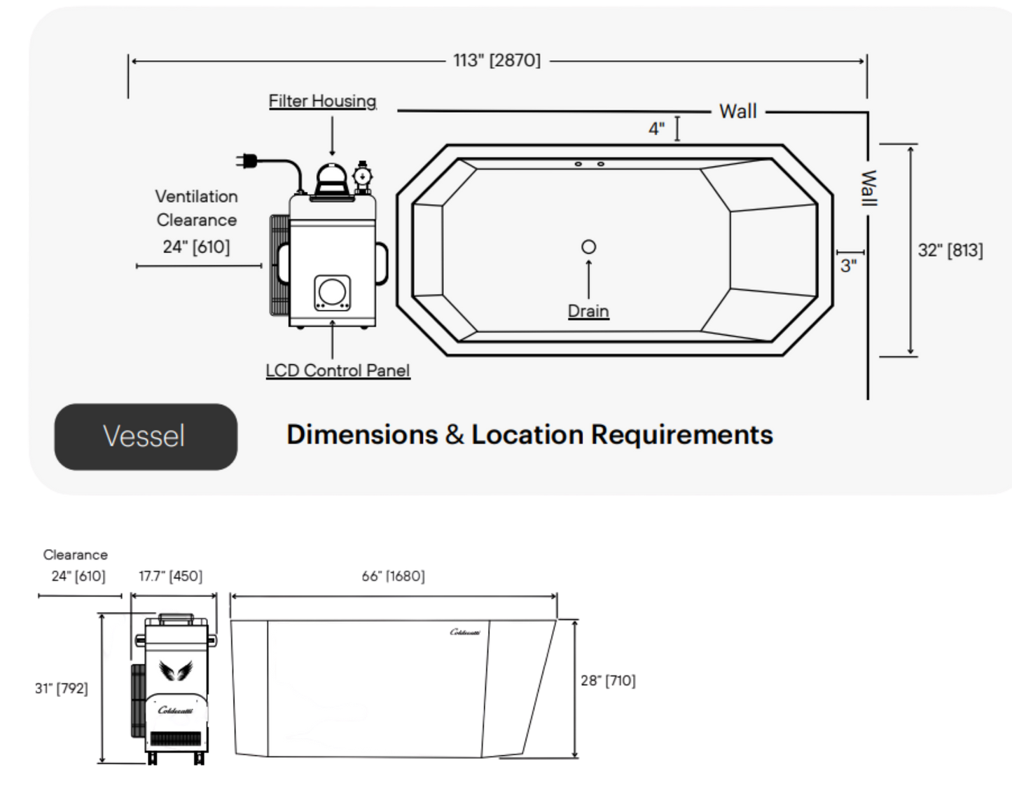 Colderatti Vessel+ Hot & Cold Plunge Colderatti
