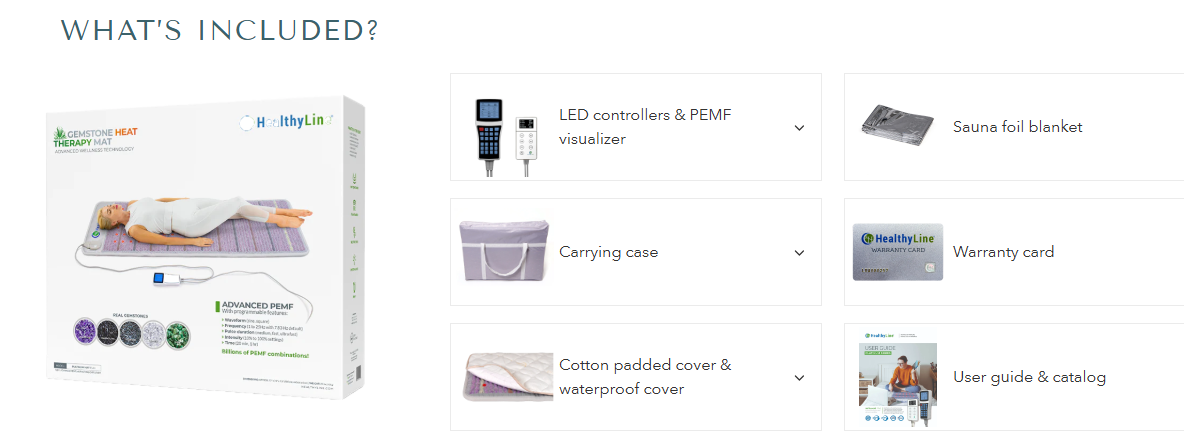 HealthyLine Platinum Series PEMF & Far Infrared Mat